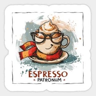 Espresso Patronum - Fantasy Funny Sticker